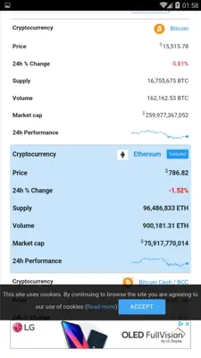 Coin Compare - Cryptocurrency Exchange android App screenshot 1