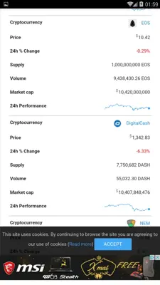 Coin Compare - Cryptocurrency Exchange android App screenshot 5