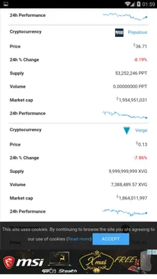 Coin Compare - Cryptocurrency Exchange android App screenshot 6