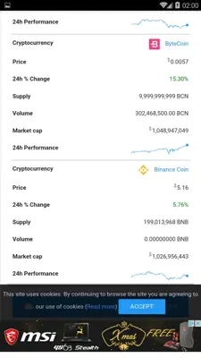 Coin Compare - Cryptocurrency Exchange android App screenshot 7